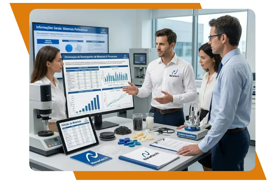 Equipe Newtech em consultoria técnica